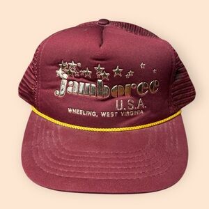 Vintage Wheeling West Virginia Jamboree 1980s Snapback Trucker Hat